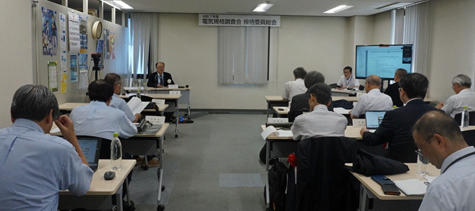 電気規格調査会規格委員総会・会場全景